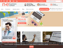 Tablet Screenshot of negociosyestrategia.com